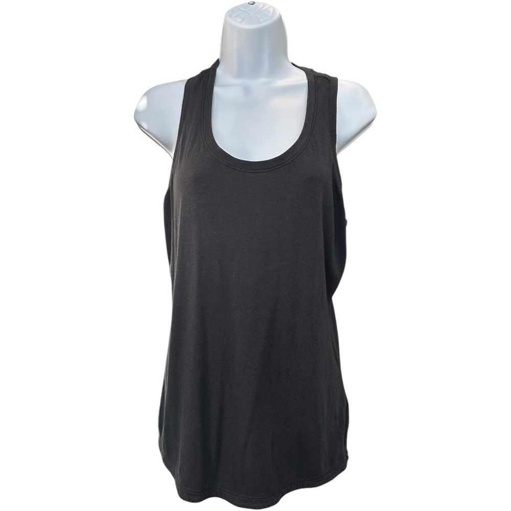 Calia by Carrie Underwood Cross Back Keyhole Tank Top Black Medium